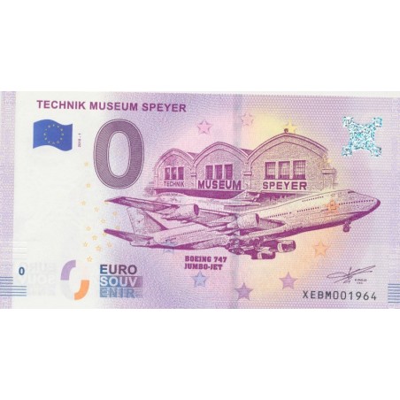 Billet 0€ - Allemagne - Technik museum speller - 2018-1 - N°1964