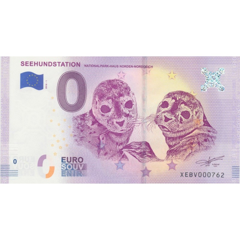 Billet 0€ - Allemagne - Seehundstation - 2018-1 - N°762