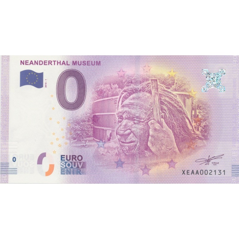 Billet 0€ - Allemagne - neanderthal museum - 2018-1 - N°2131