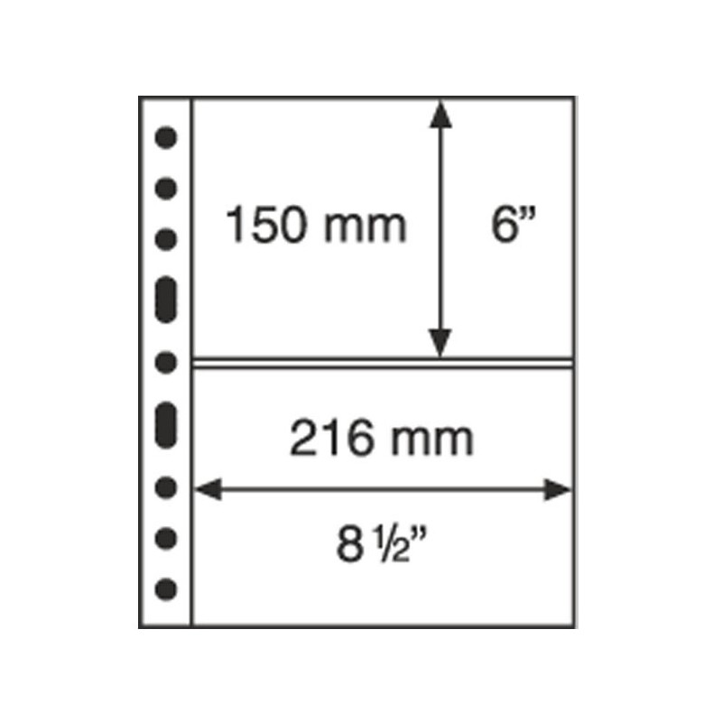 Feuilles Billets Grande 2 Cases