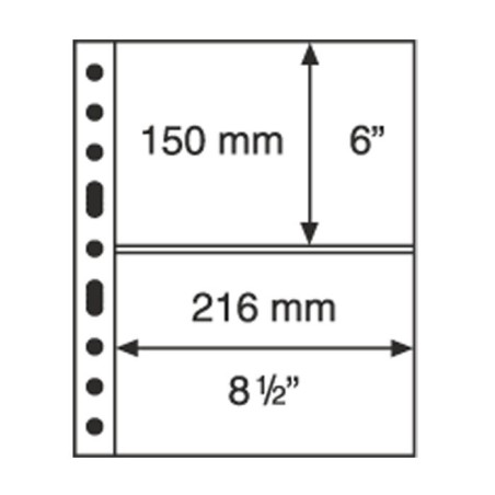Feuilles Billets Grande 2 Cases