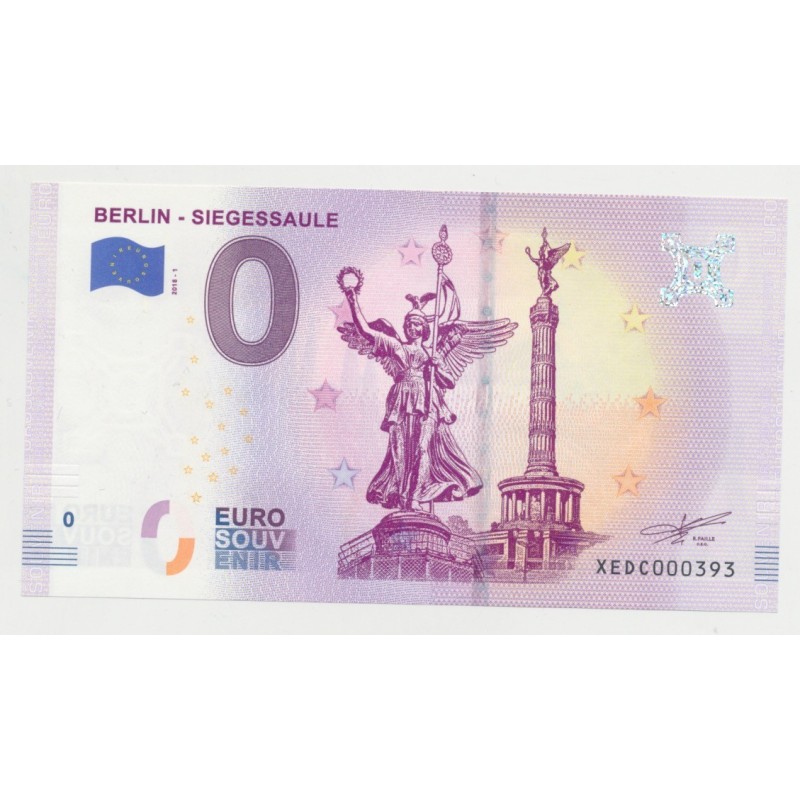Billet 0€ - Allemagne - Berlin siegessaule - 2018-1 - N°393