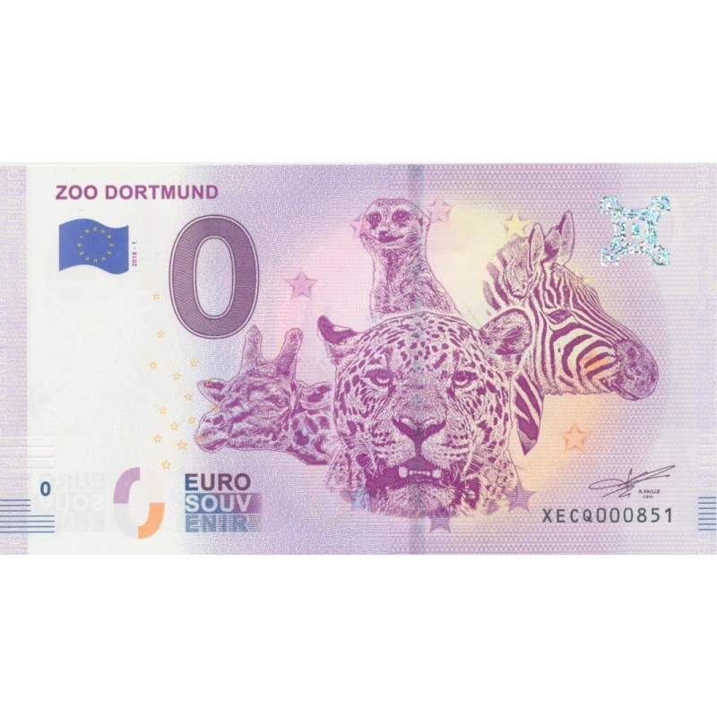 Billet 0€ - Allemagne - zoo Dortmund - 2018-1 - N°851