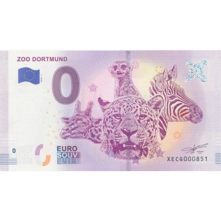 Billet 0€ - Allemagne - zoo Dortmund - 2018-1 - N°851