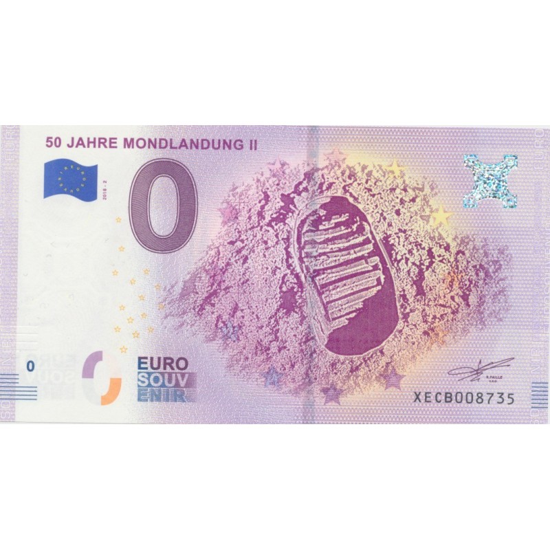 Billet 0€ - Allemagne - 50 jähre Mondlandung II - 2018-2 - N°8735