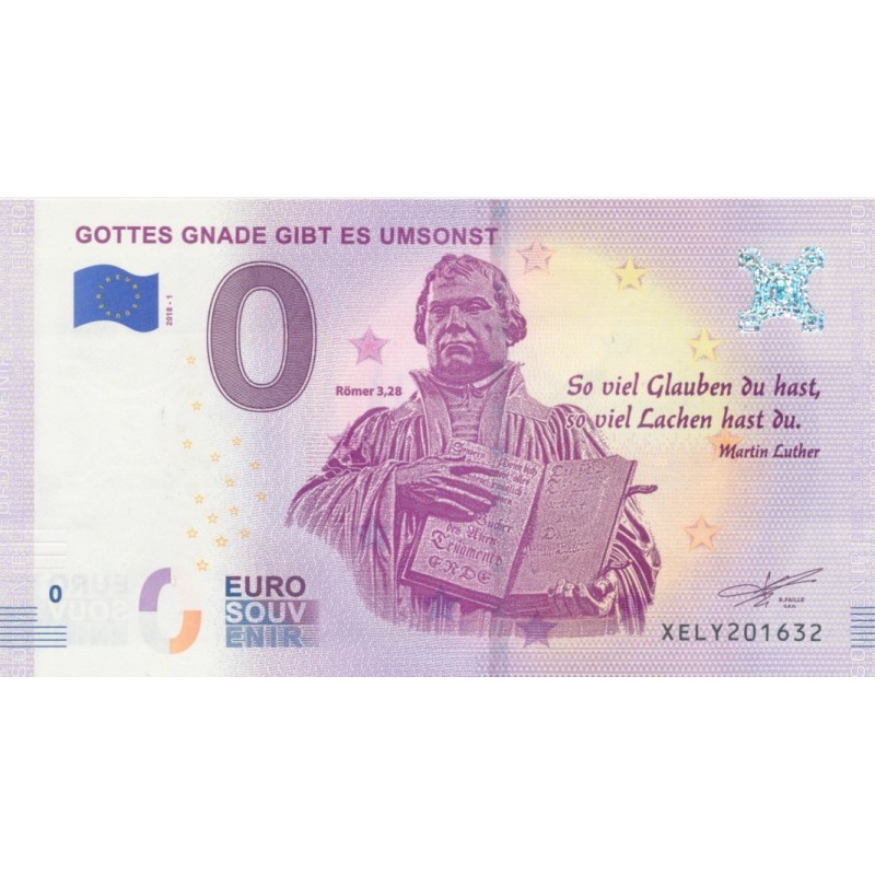 Billet 0€ - Allemagne - Gottes gnade gibt es umsonst - 2018-1 - N°201632