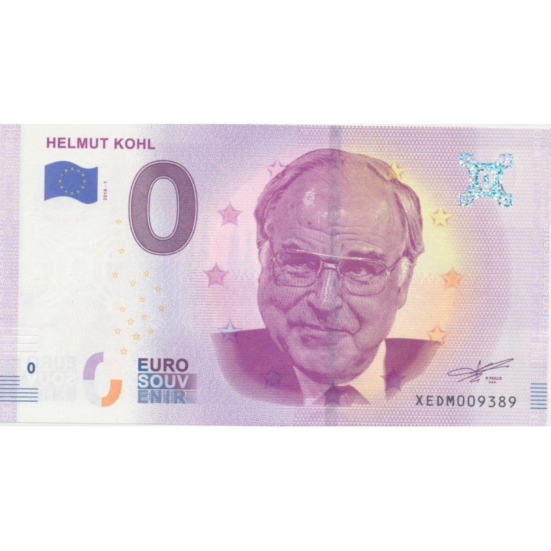 Billet 0€ - Allemagne - Helmut Kohl - 2018-1 - N°9389