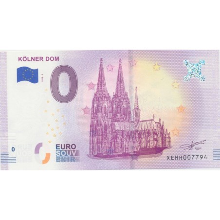 Billet 0€ - Allemagne - Kolner dom - 2018-3 - N°7794