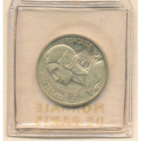 5 Centimes Marianne - 1966 Essai - et lettre Monnaie de Paris
