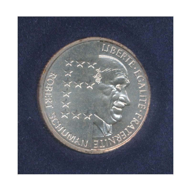 Coffret - 10 Francs Schuman - 1986 - argent Brillant universel