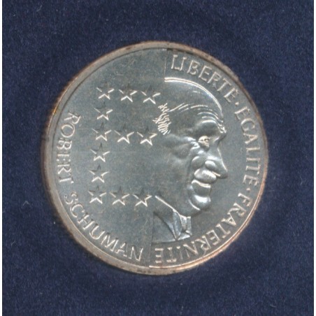 Coffret - 10 Francs Schuman - 1986 - argent Brillant universel