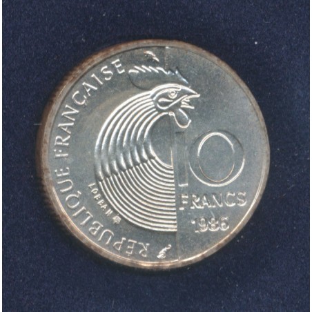 Coffret - 10 Francs Schuman - 1986 - argent Brillant universel