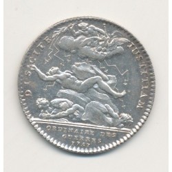 Jeton - Louis XV - ordinaire des guerres - 1757 2