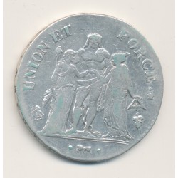 5 Francs Union et Force - AN 8 Q Perpignan - TB+ 2