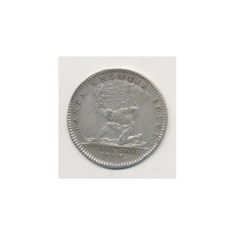 Jeton - Louis XV - Trésor royal - 1743