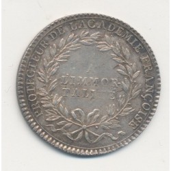 Jeton - Louis XV - Protecteur académie françoise 2