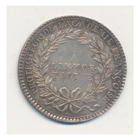 Jeton - Louis XV - Protecteur académie françoise