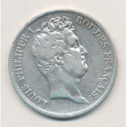 5 Francs Louis Philippe I - 1831 I Limoges - Tête nue - Tranche en creux - TB+