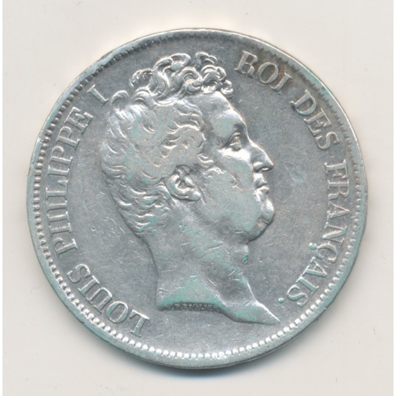 5 Francs Louis Philippe I - 1831 I Limoges - Tête nue - Tranche en creux - TB+