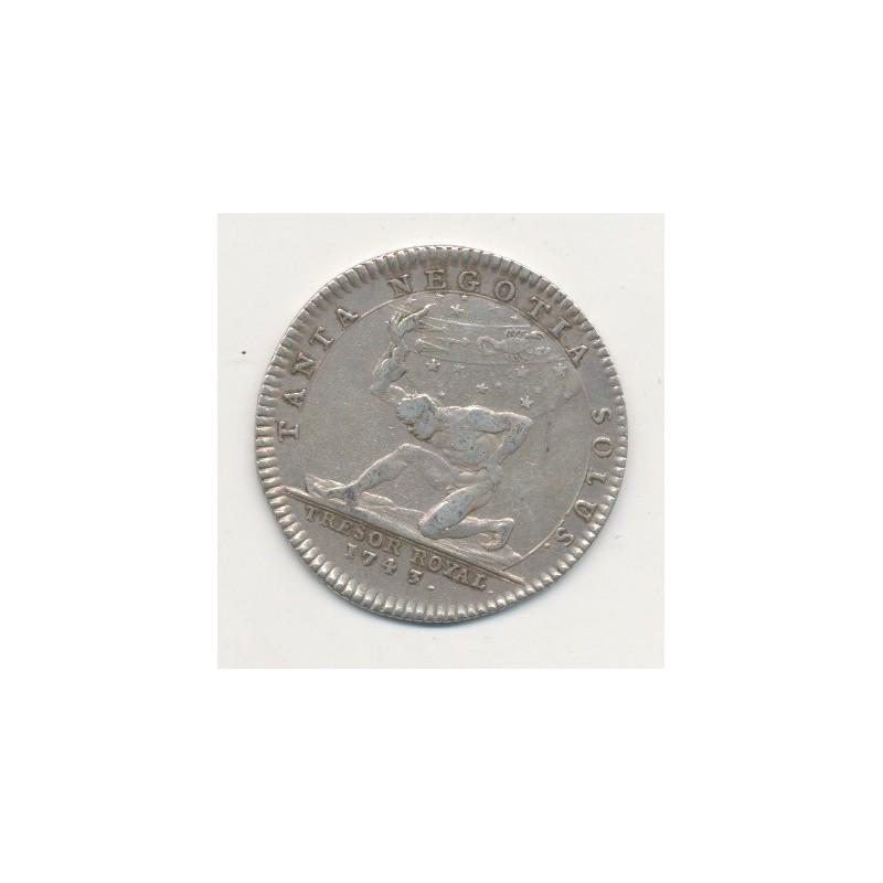 Jeton - Louis XV - Trésor royal - 1743