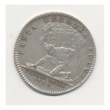 Jeton - Louis XV - Trésor royal - 1743