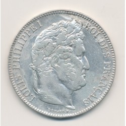 5 Francs Louis philippe I - 1843 W Lille - TB+