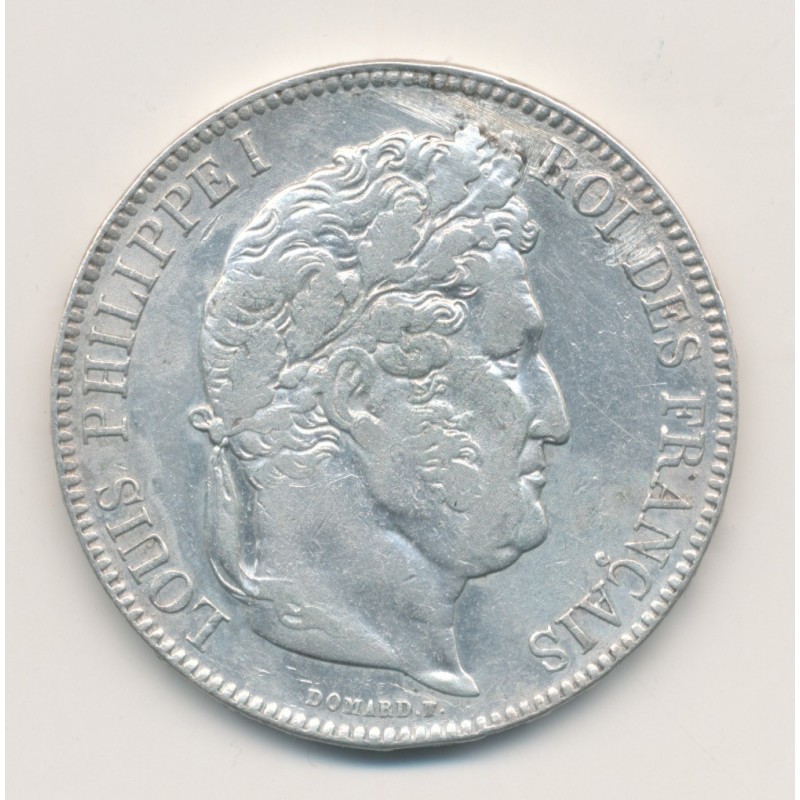 5 Francs Louis philippe I - 1843 W Lille - TB+