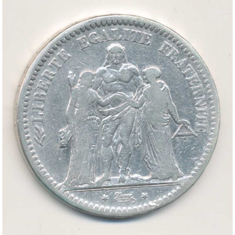 5 Francs Hercule - 1848 D Lyon - TB