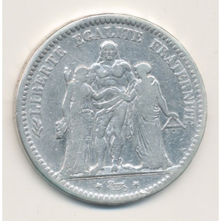 5 Francs Hercule - 1848 D Lyon - TB