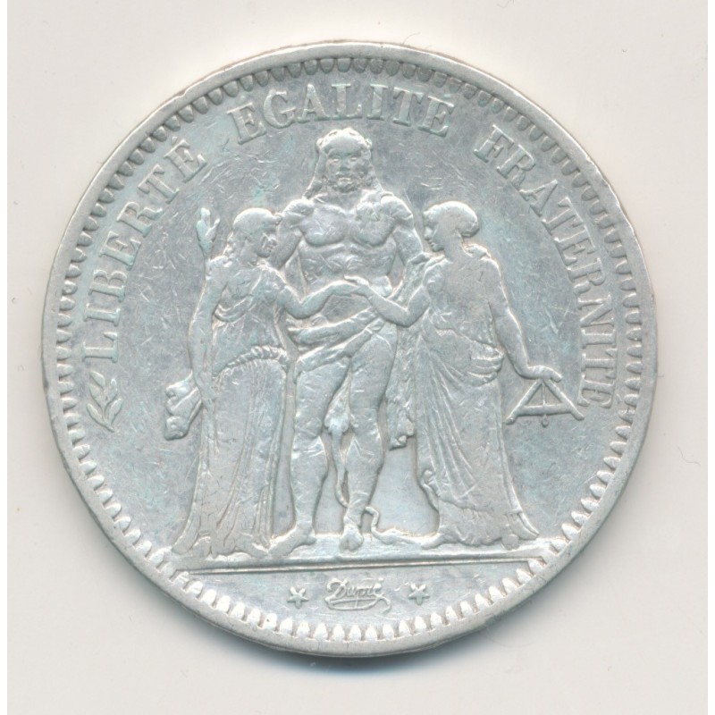 5 Francs hercule - 1849 K Bordeaux - TB/TB+