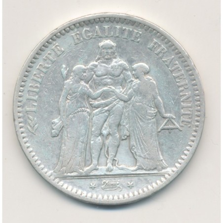 5 Francs hercule - 1849 K Bordeaux - TB/TB+