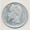 5 Francs Napoléon III - 1868 BB Strasbourg - Tête laurée - TB+