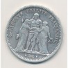 5 Francs Hercule - 1870 A Paris - TB/TB+