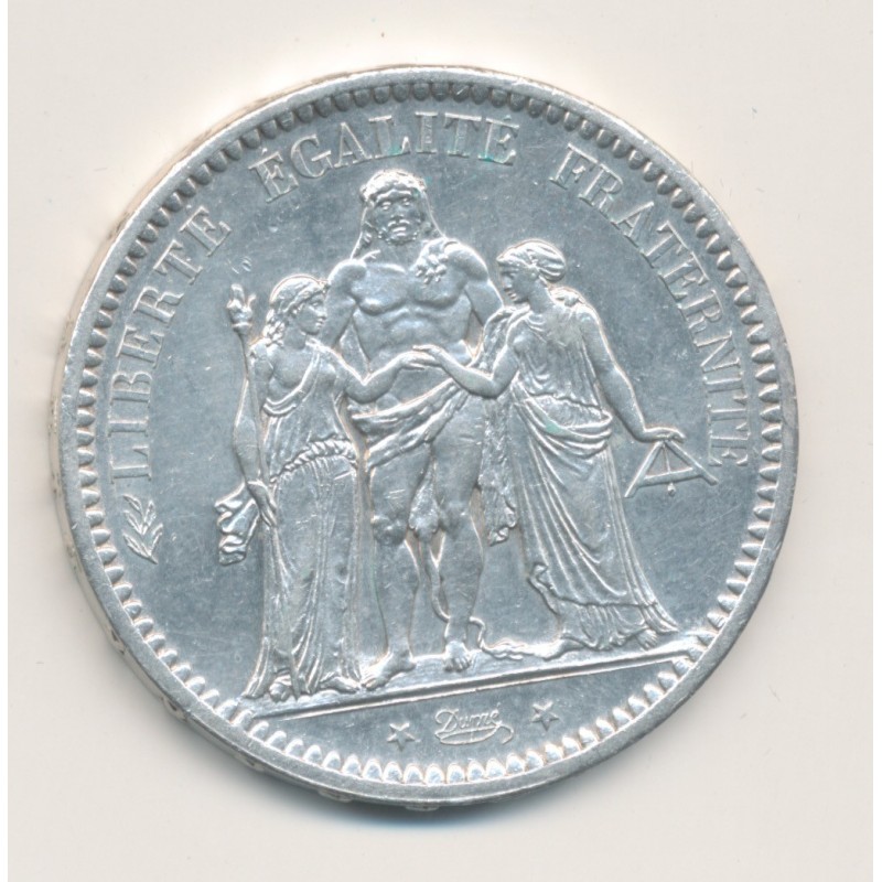 5 Francs Hercule - 1872 A Paris - argent - TTB+