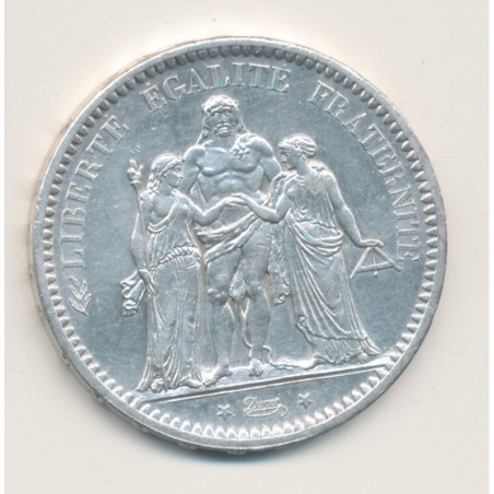 5 Francs Hercule - 1872 A Paris - argent - TTB+