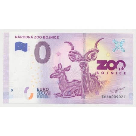 Billet 0€ - Slovaquie - narodna zoo bojnice - 2018-1 - N°9027