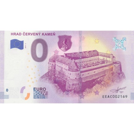 Billet 0€ - Slovaquie - hrad cerveny kamen - 2019-2 - N°2169