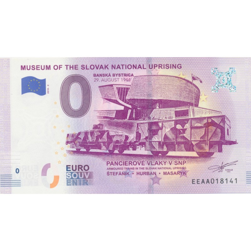 Billet 0€ - Slovaquie - museum of the slovak national uprising - 2018-2 - N°18141