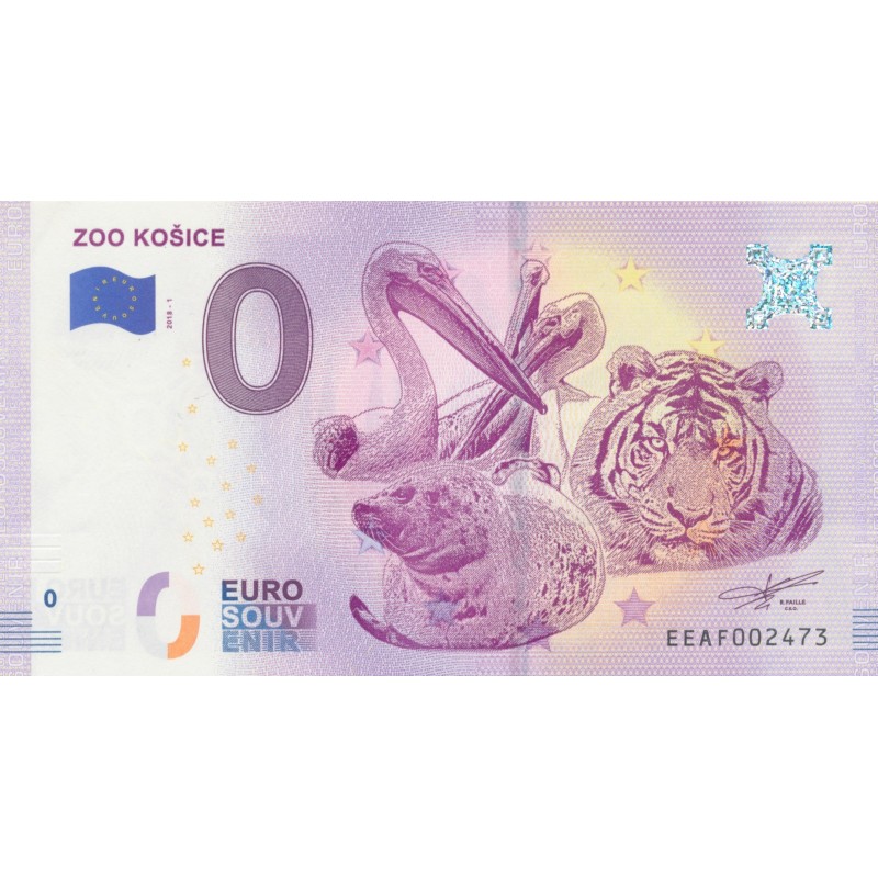Billet 0€ - Slovaquie - zoo kosice - 2018-1 - N°2473