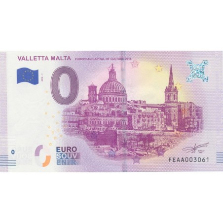 Billet 0€ - Slovaquie - valletta malta - 2018-1 - N°3061