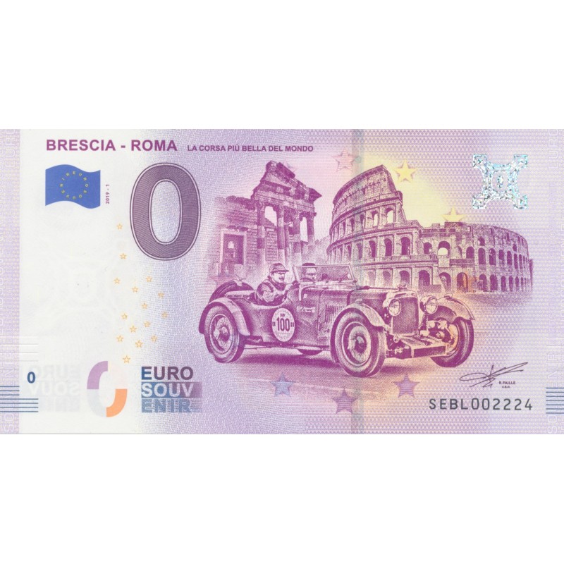 Billet 0€ - Italie - Brescia Roma - 2019-1 - N°2224