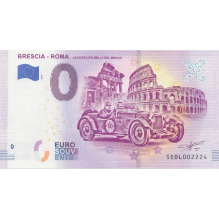 Billet 0€ - Italie - Brescia Roma - 2019-1 - N°2224