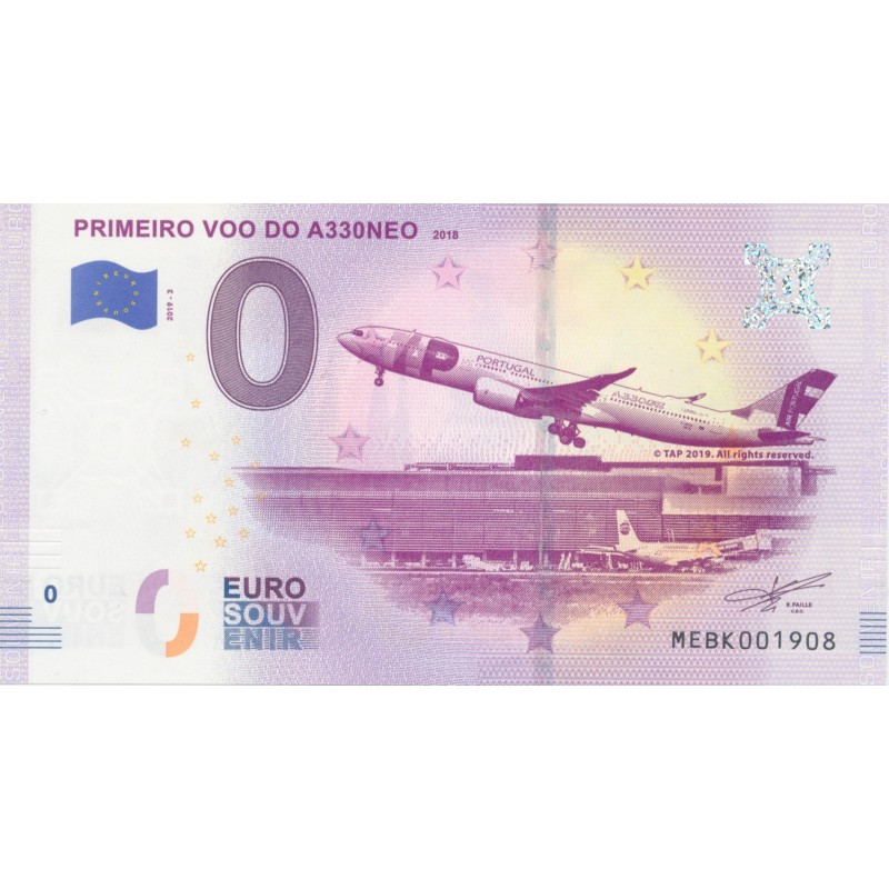 Billet 0€ - Portugal - Primeiro voo do a330neo - 2019-3 - N°1908