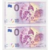 Billet 0€ - Portugal - Lot 2 Billets - Centro helen keller Lisboa - normal et braille - 2018-1 - N°3934 et N°1934