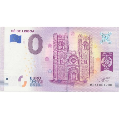 Billet 0€ - Portugal - Sé de Lisboa - 2018-1 - N°1200