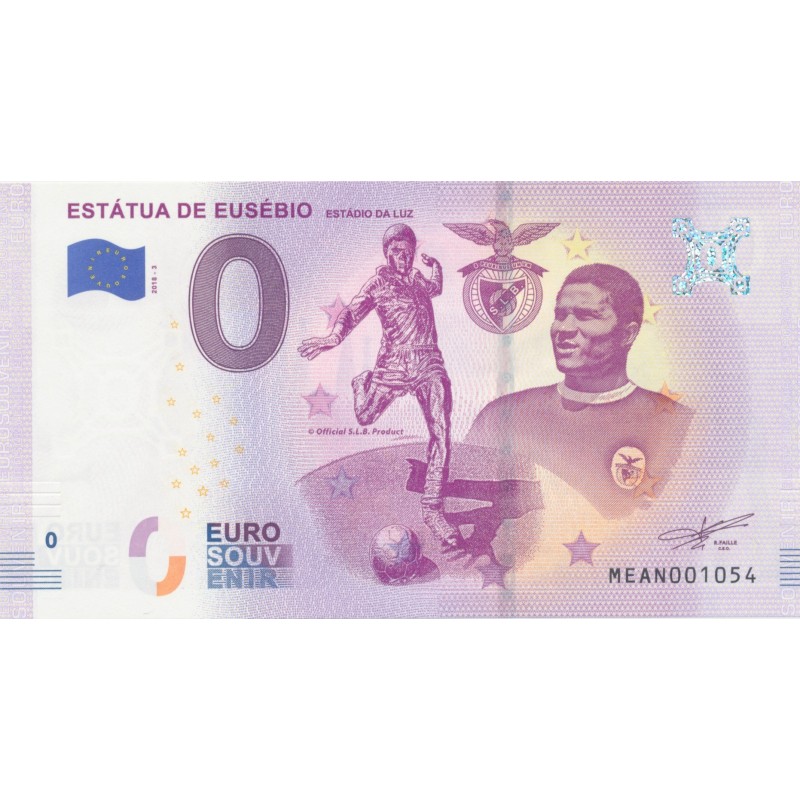 Billet 0€ - Portugal - Estatua de Eusebio - 2018-3 - N°1054