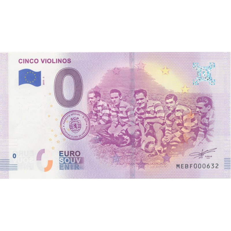 Billet 0€ - Portugal - Cinco violinos - 2019-3 - N°632