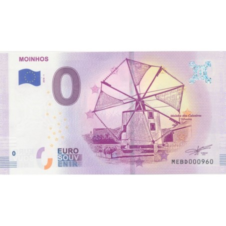 Billet 0€ - Portugal - Moinhos - 2018-1 - N°960