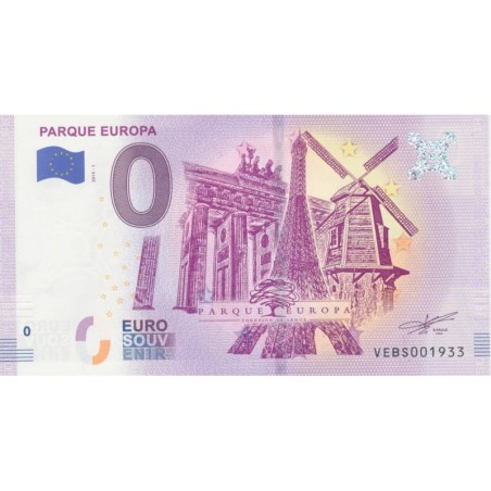 Billet 0€ - Espagne - Parque Europa - 2019-1 - N°1933