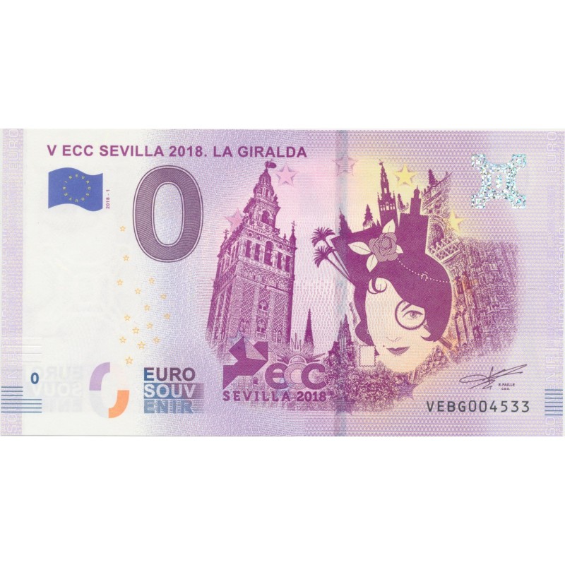 Billet 0€ - Espagne - Sevilla la giralda - 2018-1 - N°4533